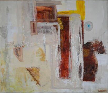 Witness of the eon - a Paint Artowrk by Marisela Aguilar Salas